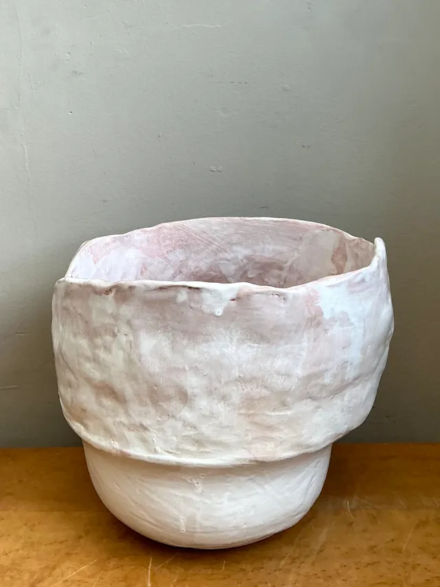 Vintage Monumental Handcrafted Ceramic Vessel — additional photo 3