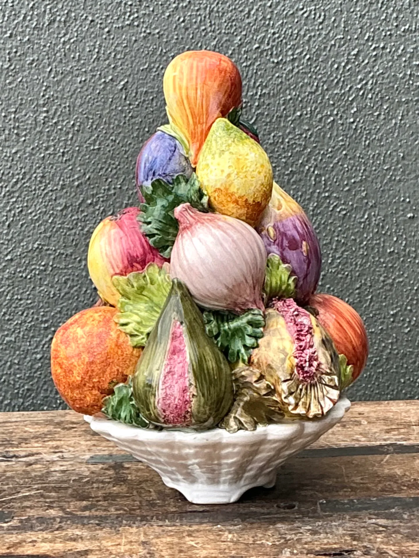 Vintage Italian Ceramic Fruit Topiary — additional photo 8