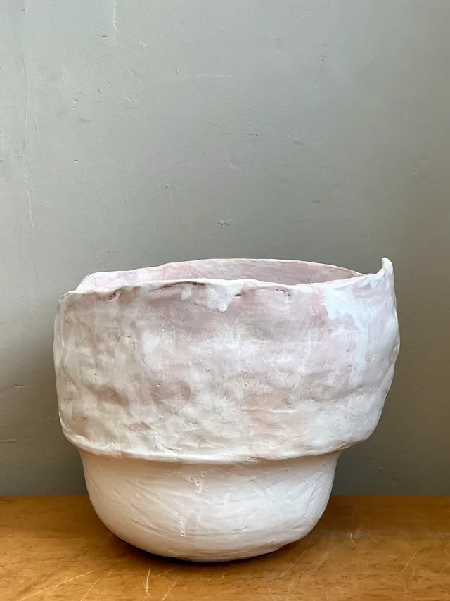 Vintage Monumental Handcrafted Ceramic Vessel — additional photo 1