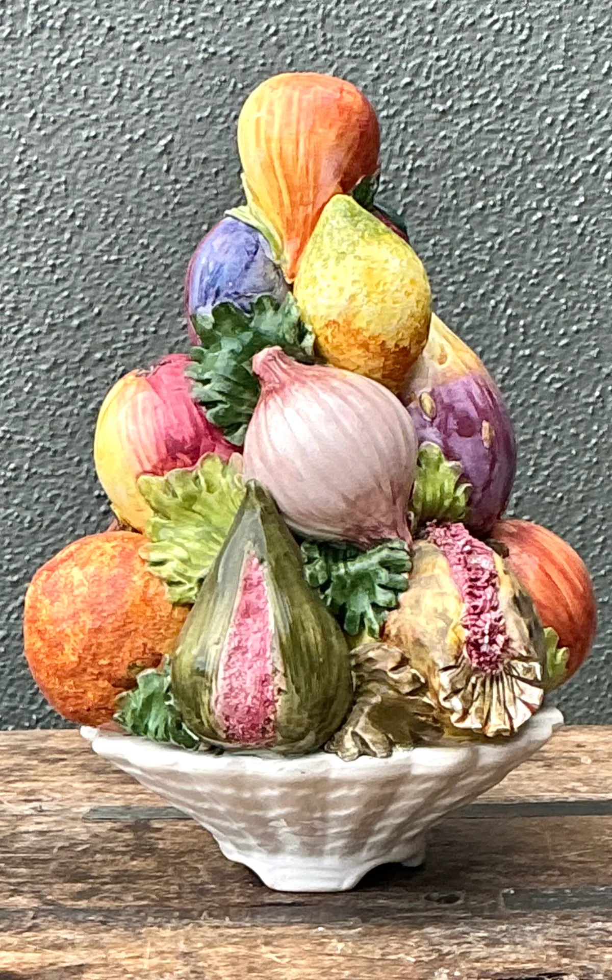 Vintage Italian Ceramic Fruit Topiary — additional photo 5