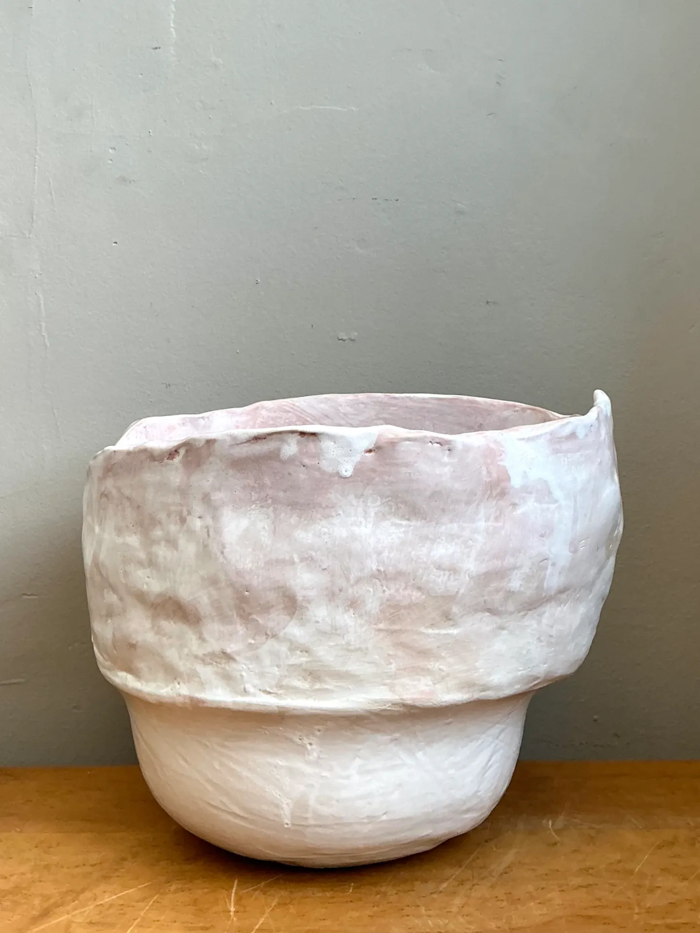 Vintage Monumental Handcrafted Ceramic Vessel — additional photo 6