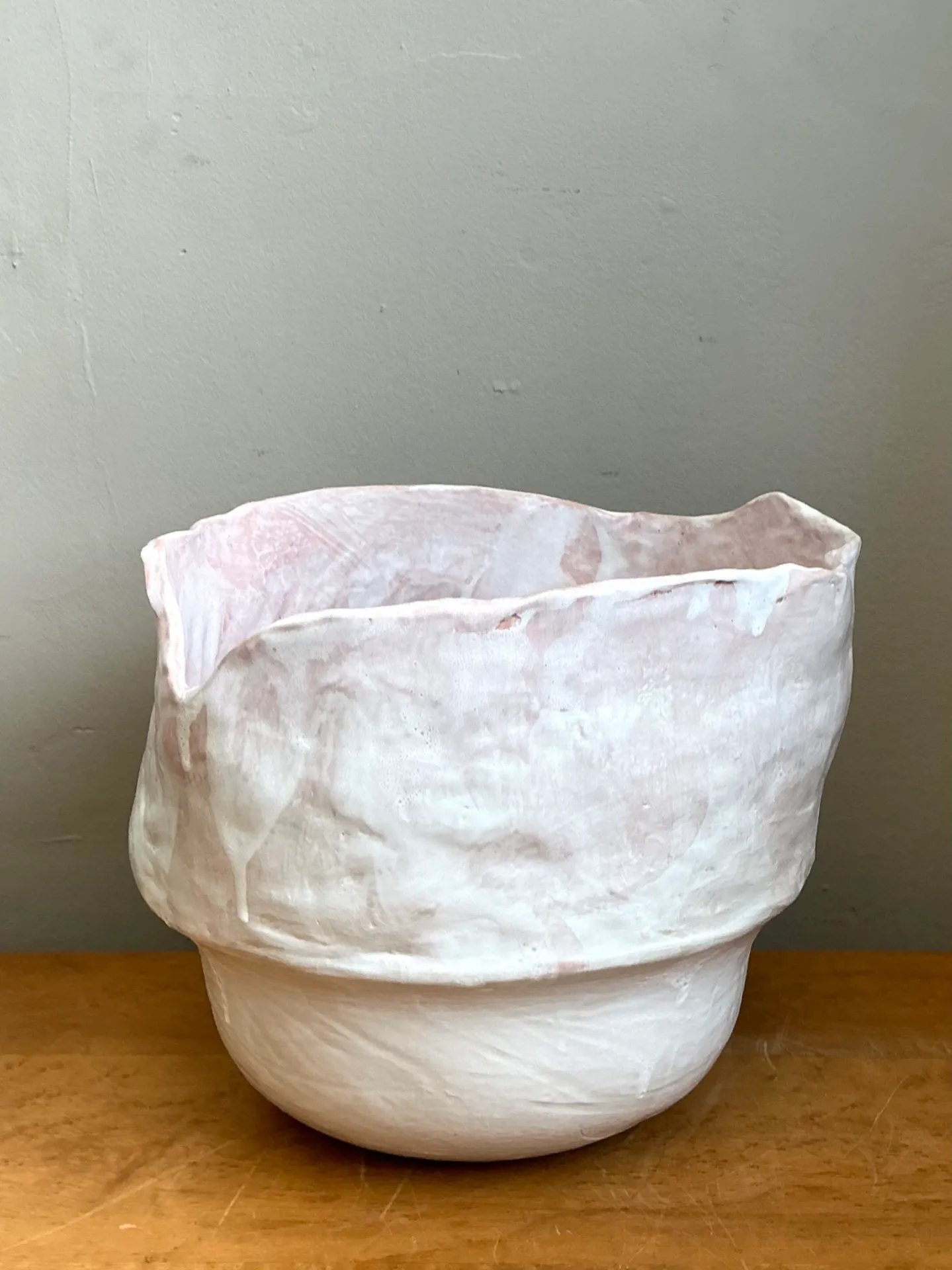 Vintage Monumental Handcrafted Ceramic Vessel — additional photo 8