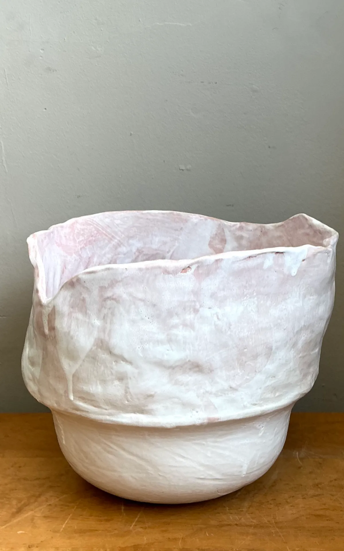 Vintage Monumental Handcrafted Ceramic Vessel — additional photo 8