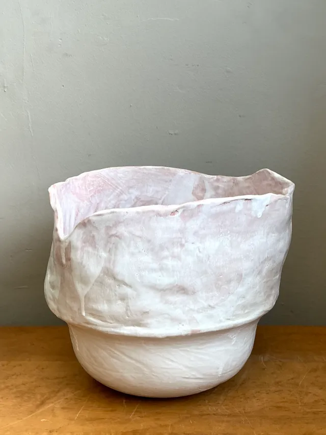 Vintage Monumental Handcrafted Ceramic Vessel — additional photo 8