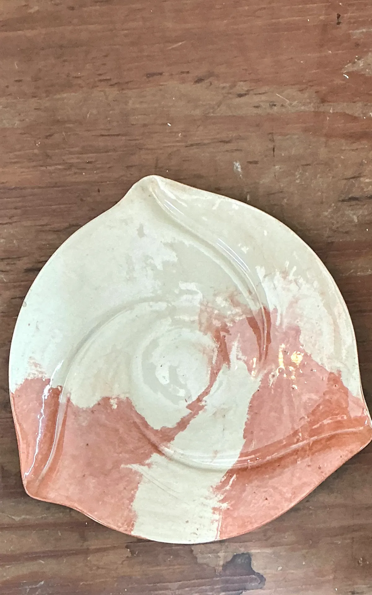 Vintage Abstract Ceramic Plate — additional photo 8