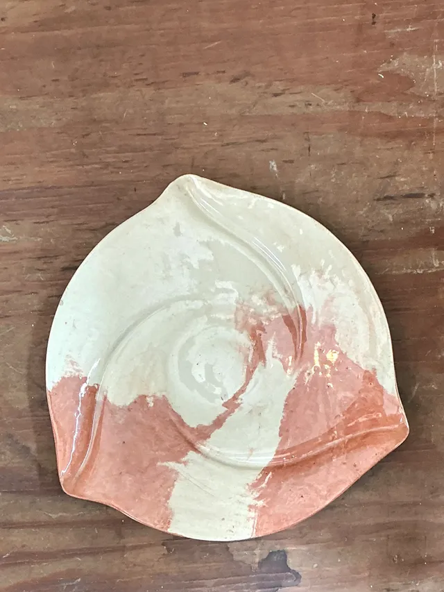 Vintage Abstract Ceramic Plate — additional photo 8
