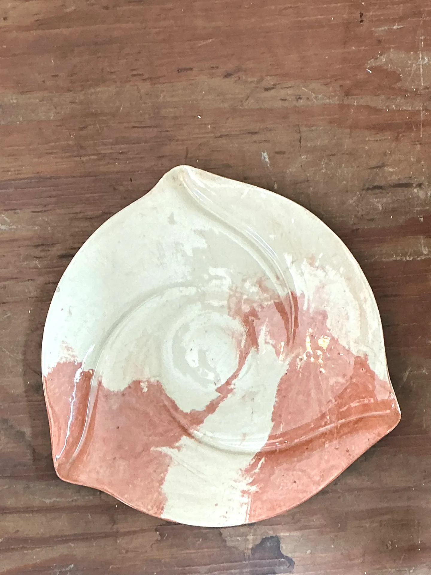 Vintage Abstract Ceramic Plate — additional photo 7