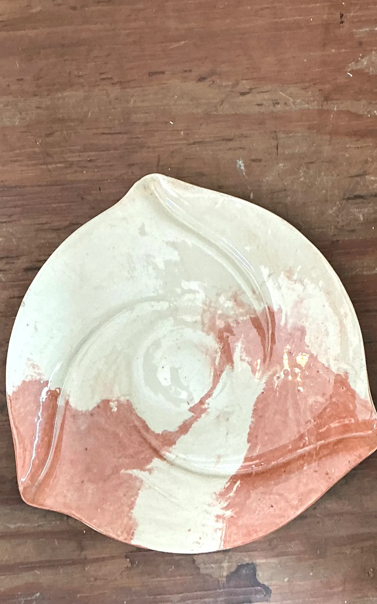 Vintage Abstract Ceramic Plate — additional photo 7