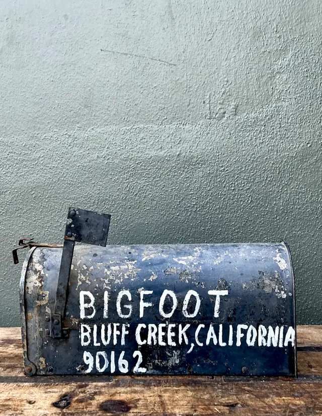 Vintage Metal Bigfoot Mailbox — additional photo 6