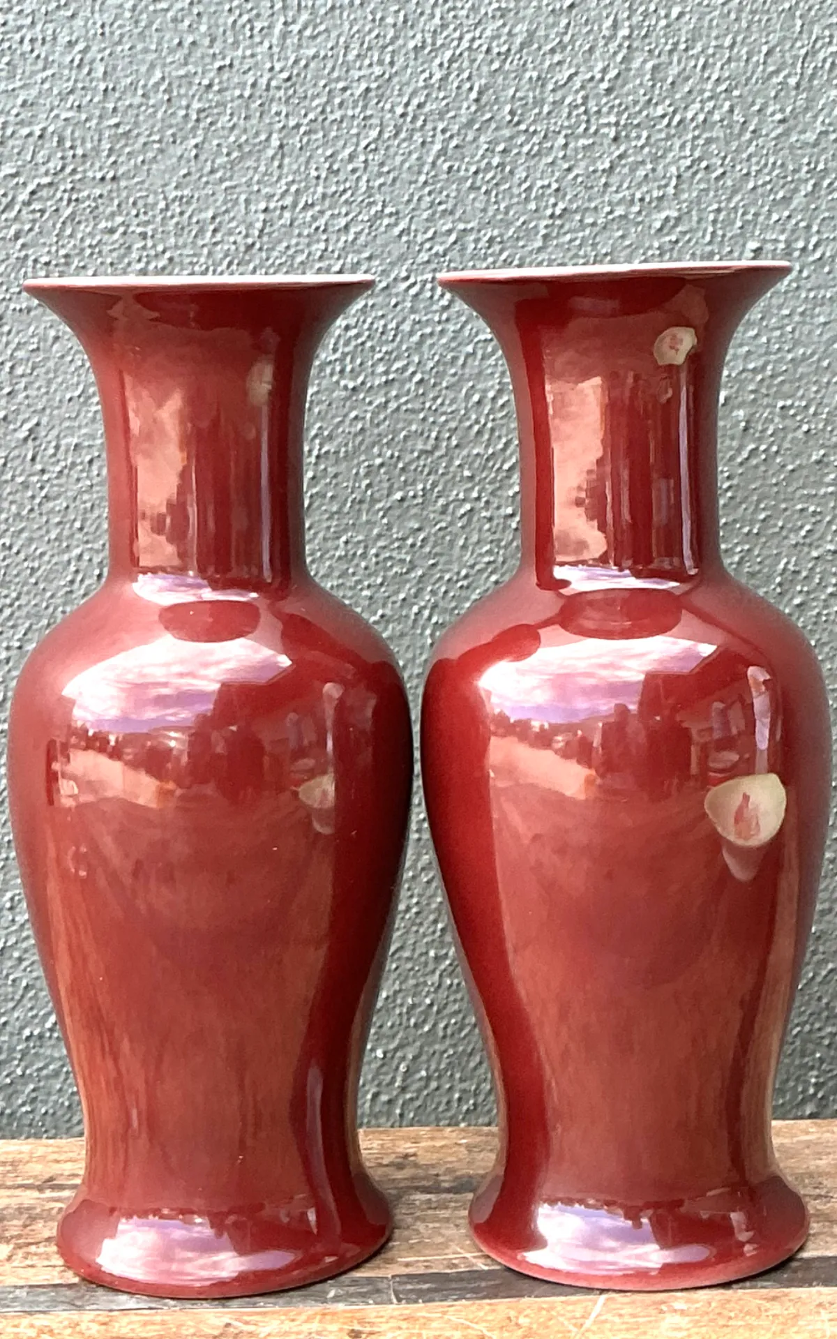 Vintage Chocolate Ceramic Vases - A Pair — additional photo 5