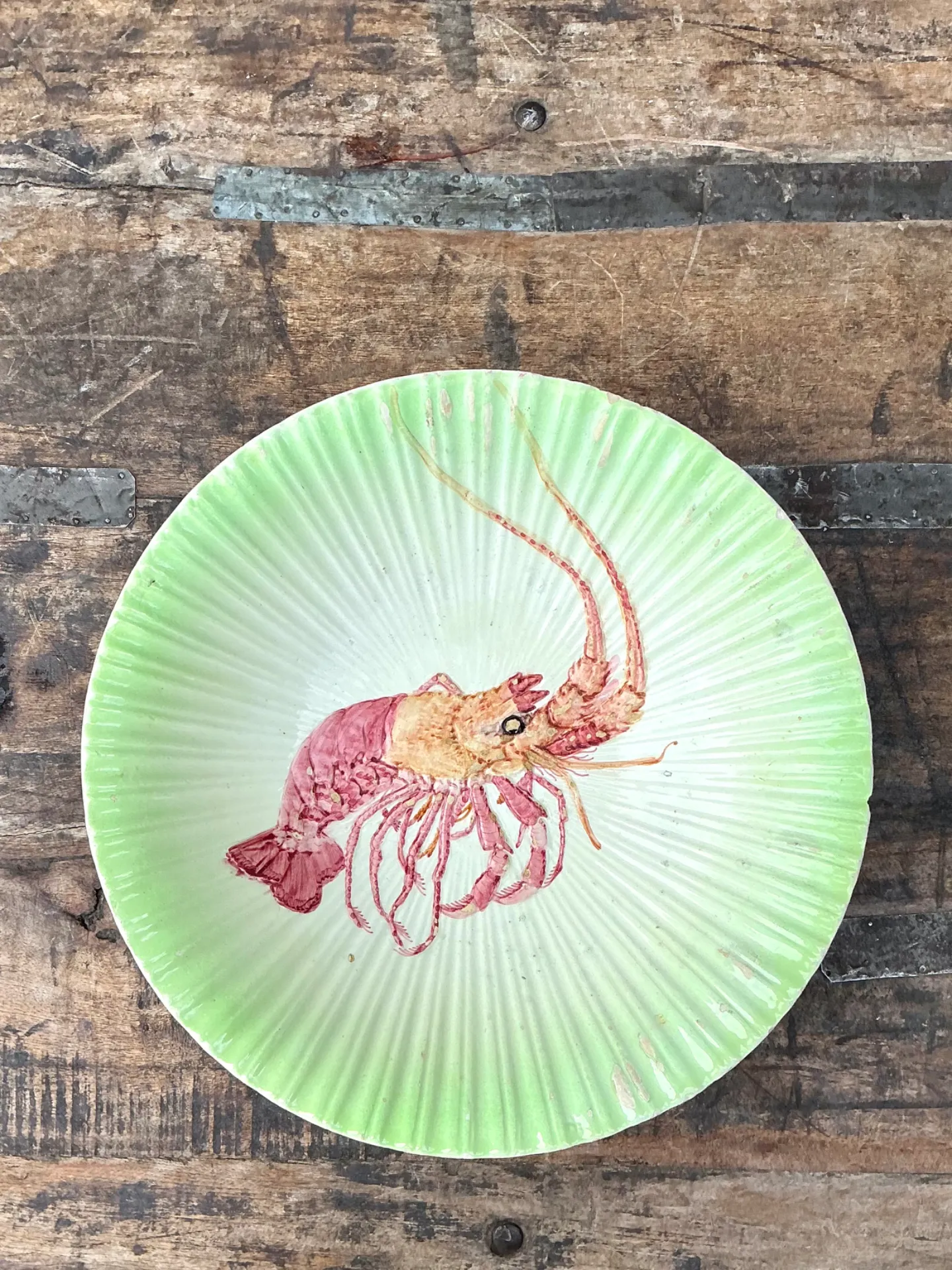 Vintage Spanish Goodfriend Ceramic Lobster Plate — additional photo 6