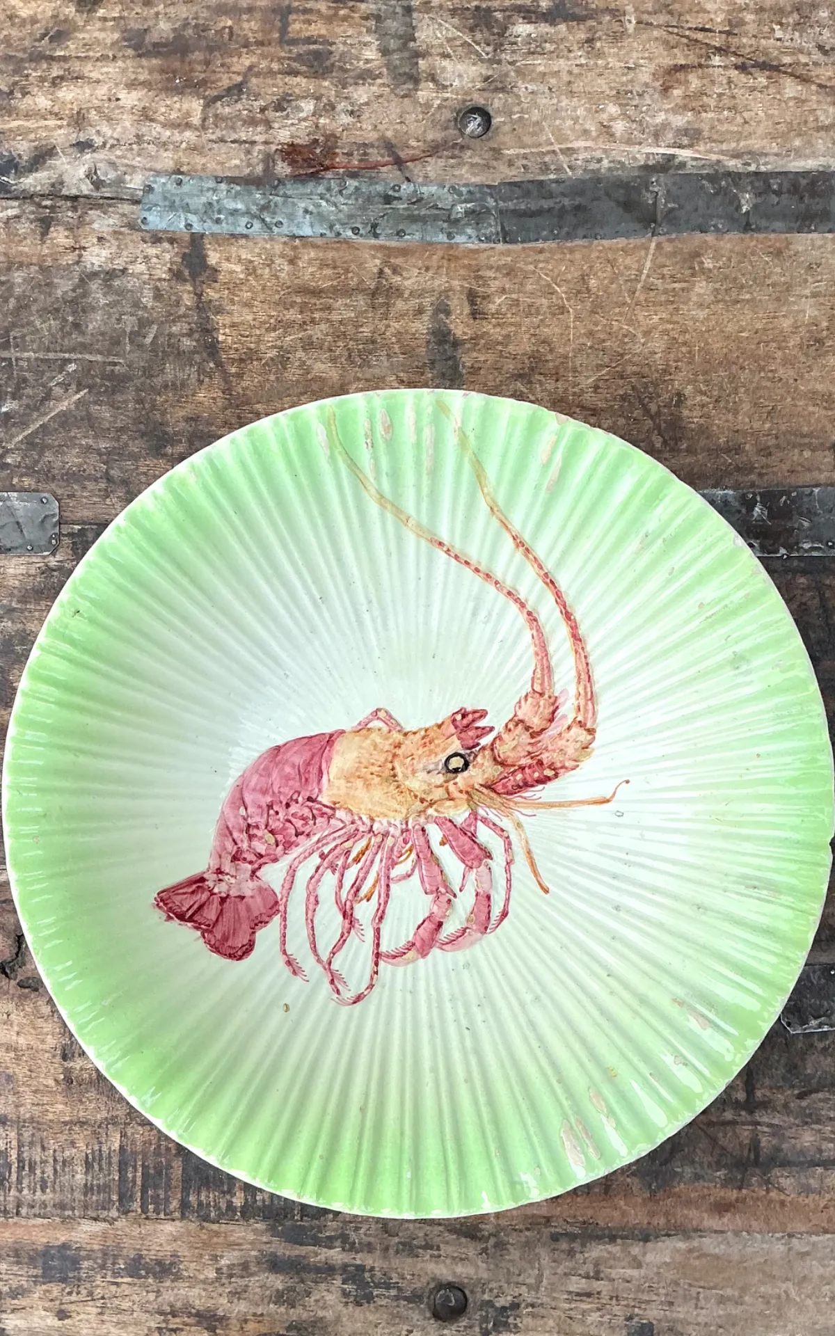 Vintage Spanish Goodfriend Ceramic Lobster Plate — additional photo 6