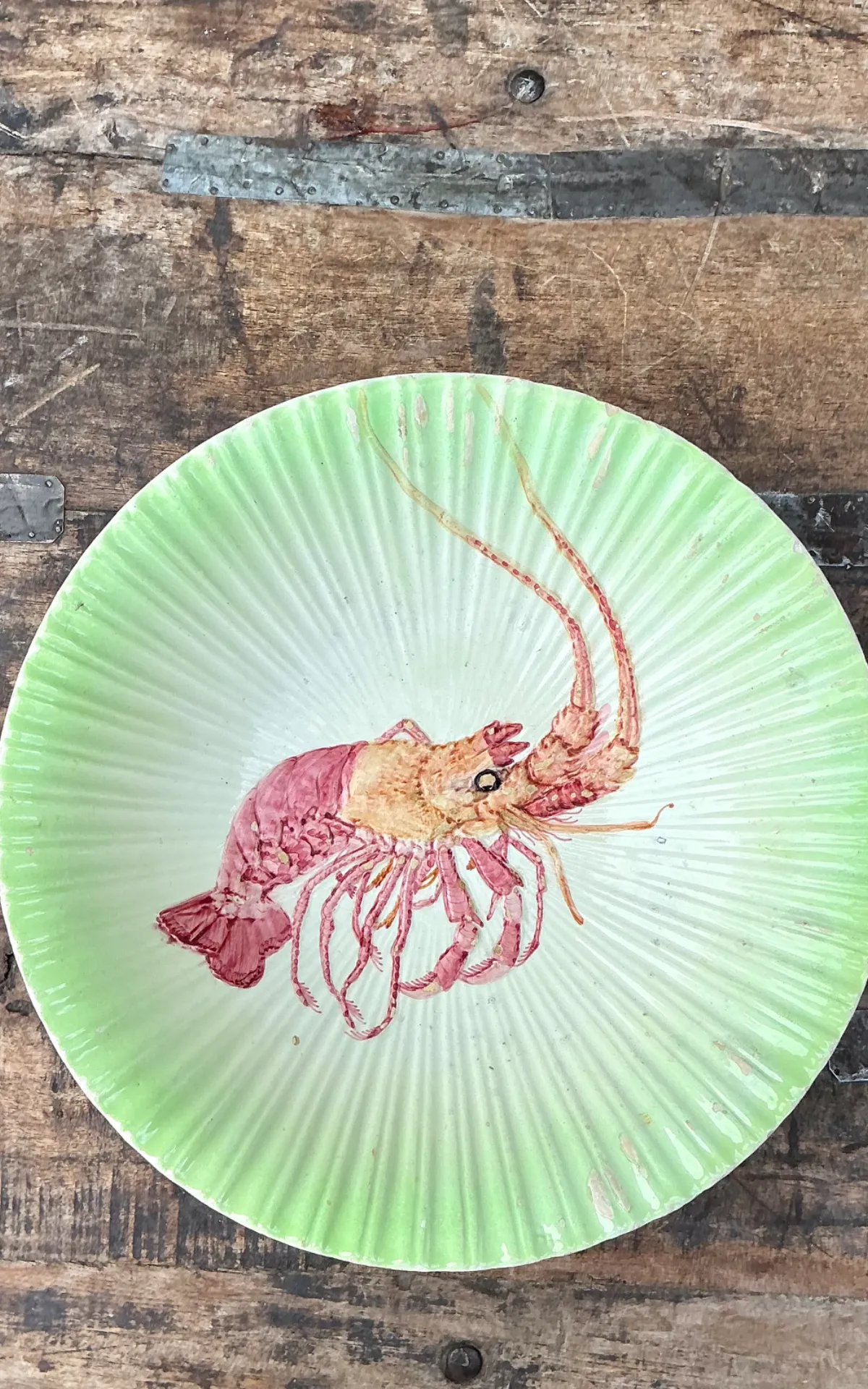 Vintage Spanish Goodfriend Ceramic Lobster Plate — additional photo 3