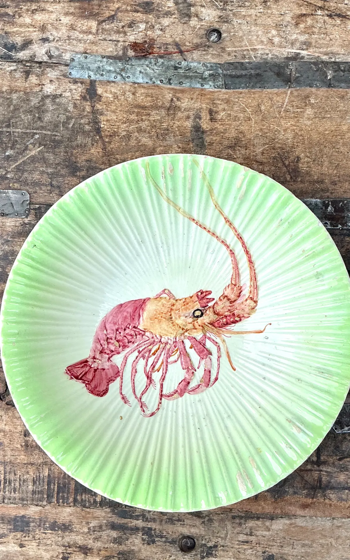Vintage Spanish Goodfriend Ceramic Lobster Plate — additional photo 4