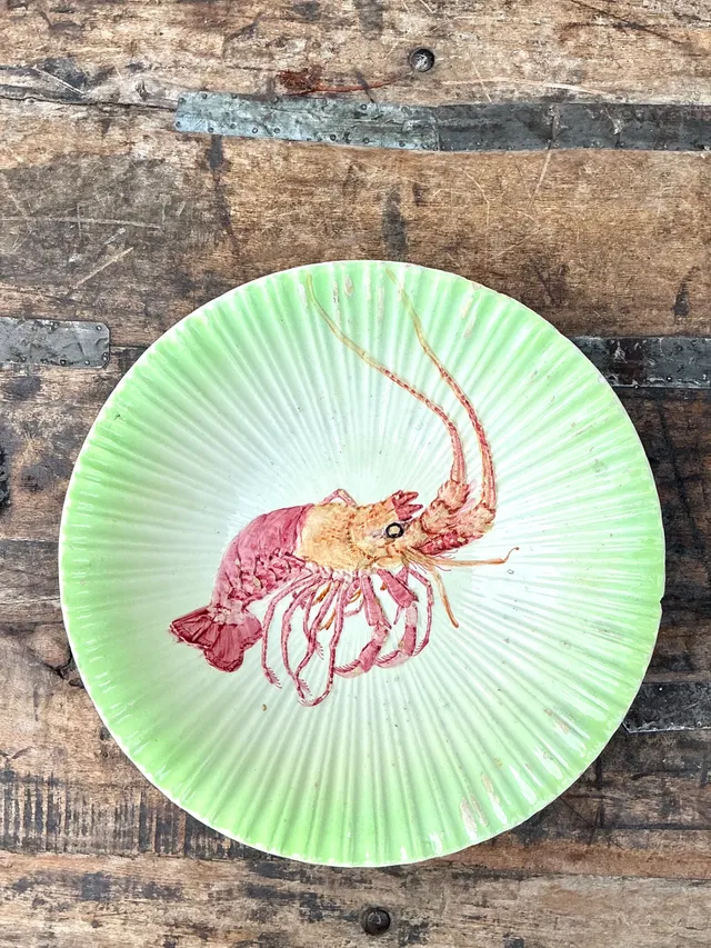 Vintage Spanish Goodfriend Ceramic Lobster Plate — additional photo 4