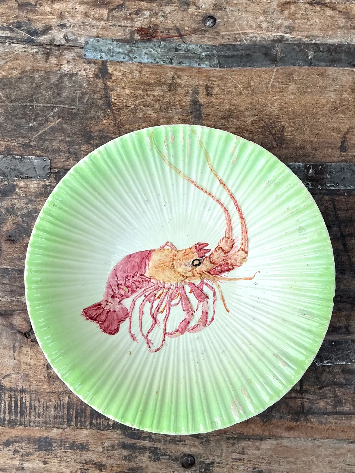 Vintage Spanish Goodfriend Ceramic Lobster Plate — additional photo 8