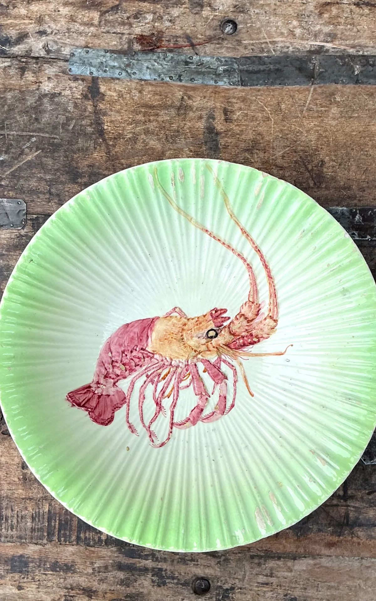 Vintage Spanish Goodfriend Ceramic Lobster Plate — additional photo 8
