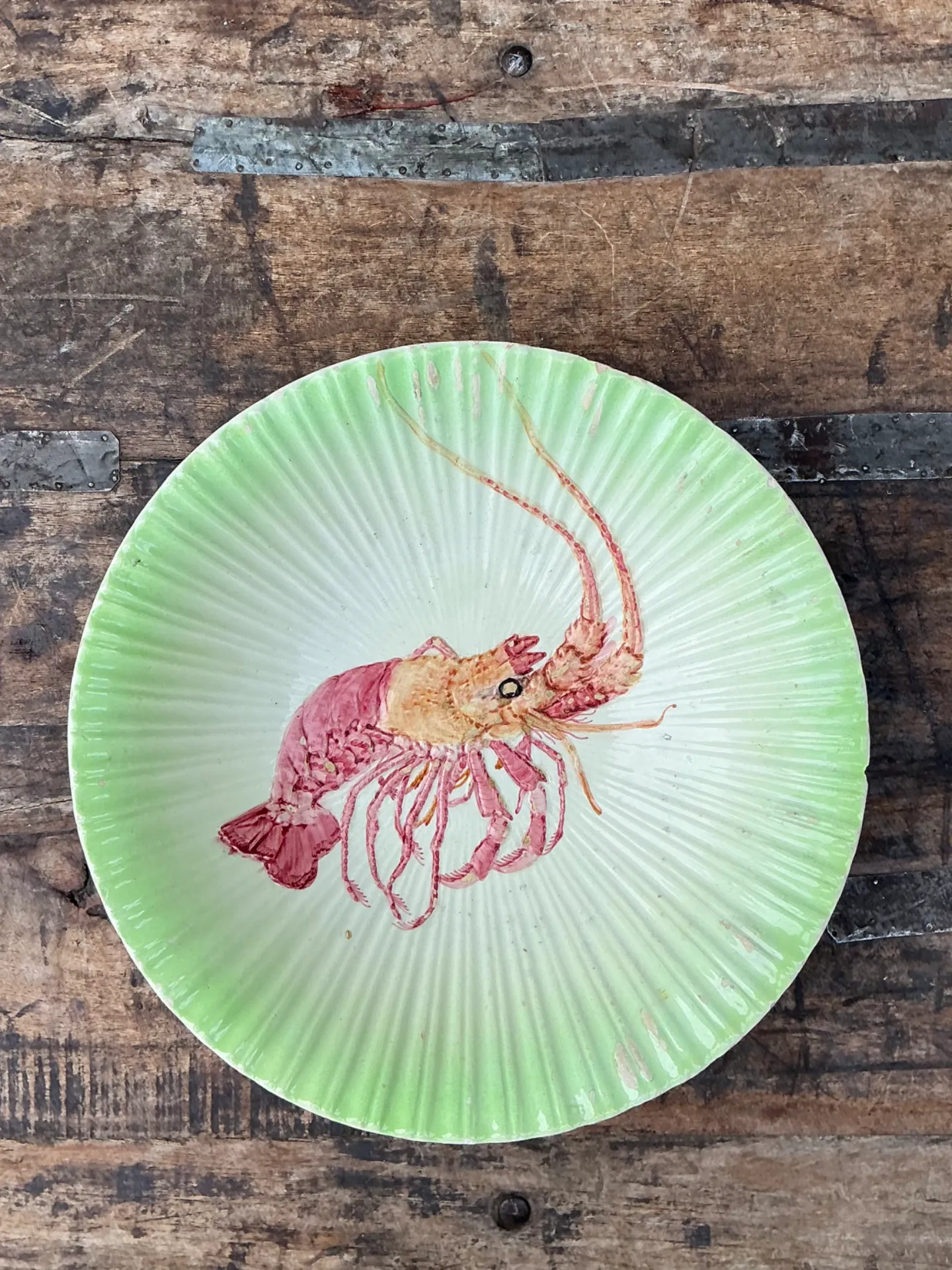 Vintage Spanish Goodfriend Ceramic Lobster Plate — additional photo 5