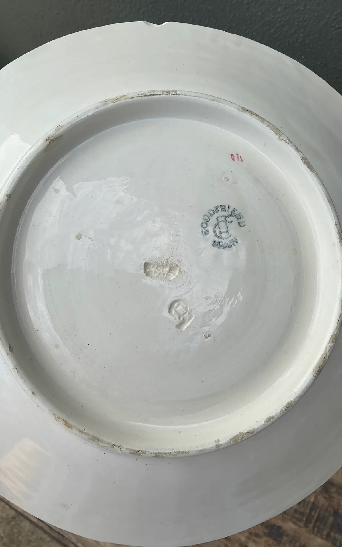 Vintage Spanish Goodfriend Ceramic Lobster Plate — additional photo 2