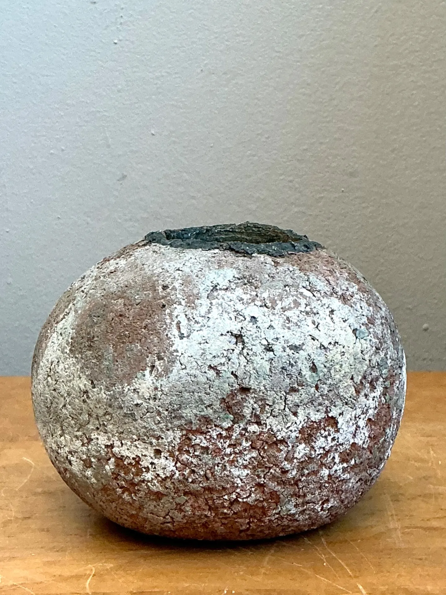 Vintage Handcrafted Earthenware Vessel — additional photo 1
