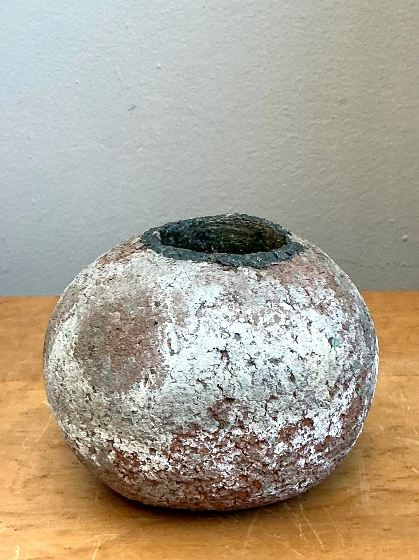 Vintage Handcrafted Earthenware Vessel — additional photo 3