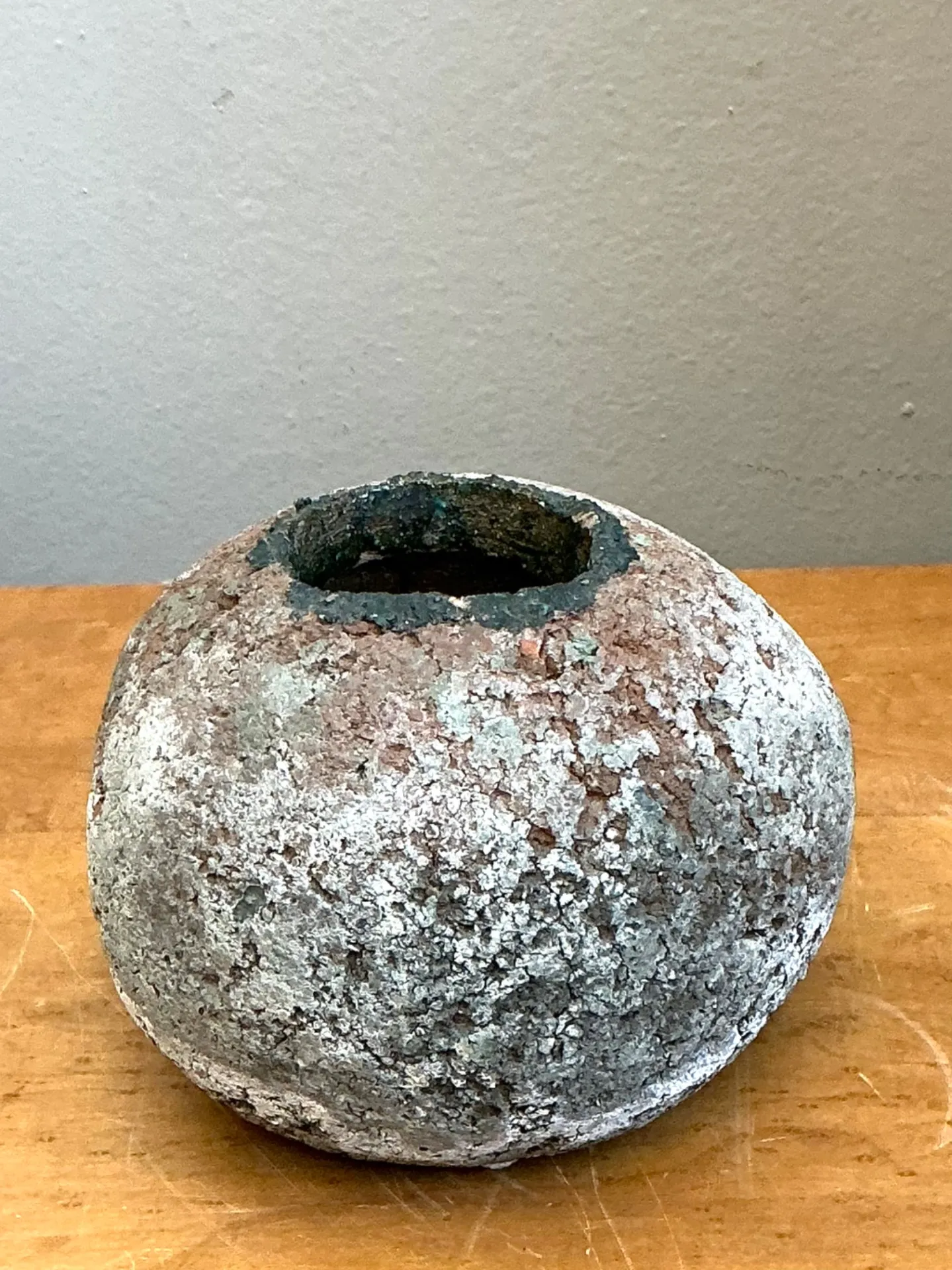 Vintage Handcrafted Earthenware Vessel — additional photo 4