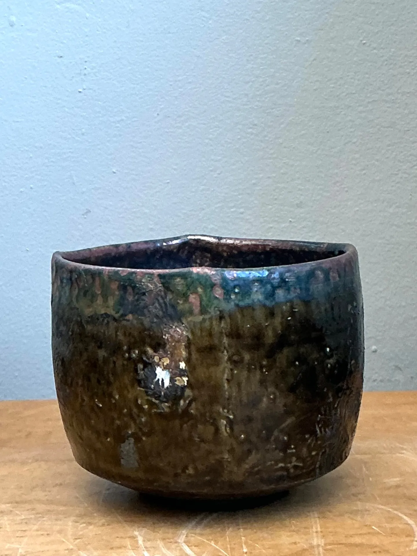 Vintage Handcrafted Abstract Ceramic Bowl — additional photo 4