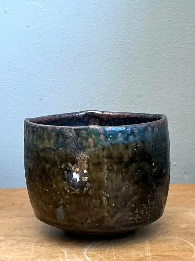 Vintage Handcrafted Abstract Ceramic Bowl — additional photo 4