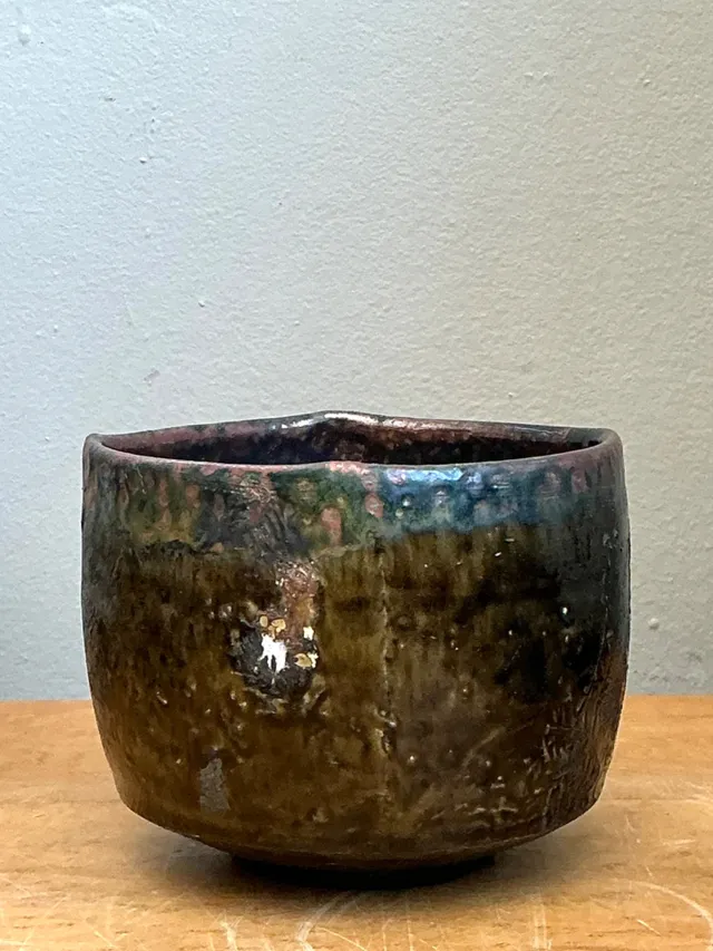 Vintage Handcrafted Abstract Ceramic Bowl — additional photo 6