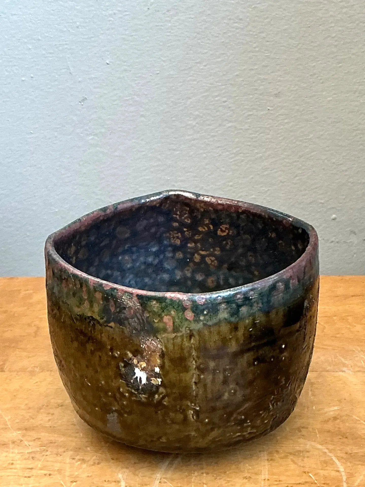Vintage Handcrafted Abstract Ceramic Bowl — additional photo 8
