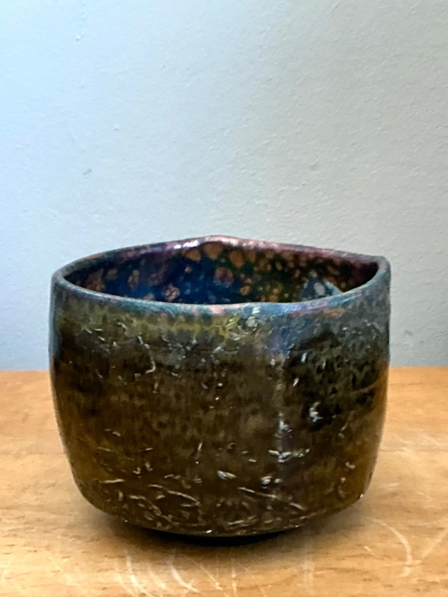 Vintage Handcrafted Abstract Ceramic Bowl — additional photo 5