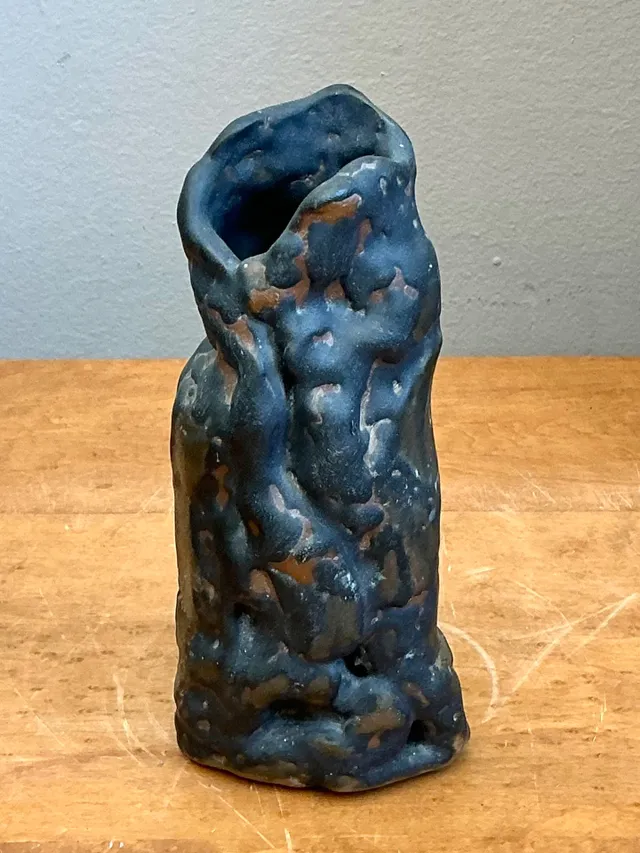 Vintage Abstract Form Ceramic Vase — additional photo 1