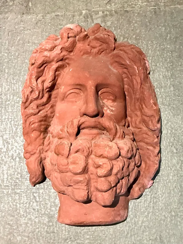 Vintage Terracotta Wall Sculpture — additional photo 6