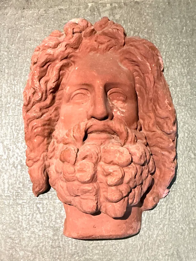 Vintage Terracotta Wall Sculpture — additional photo 2