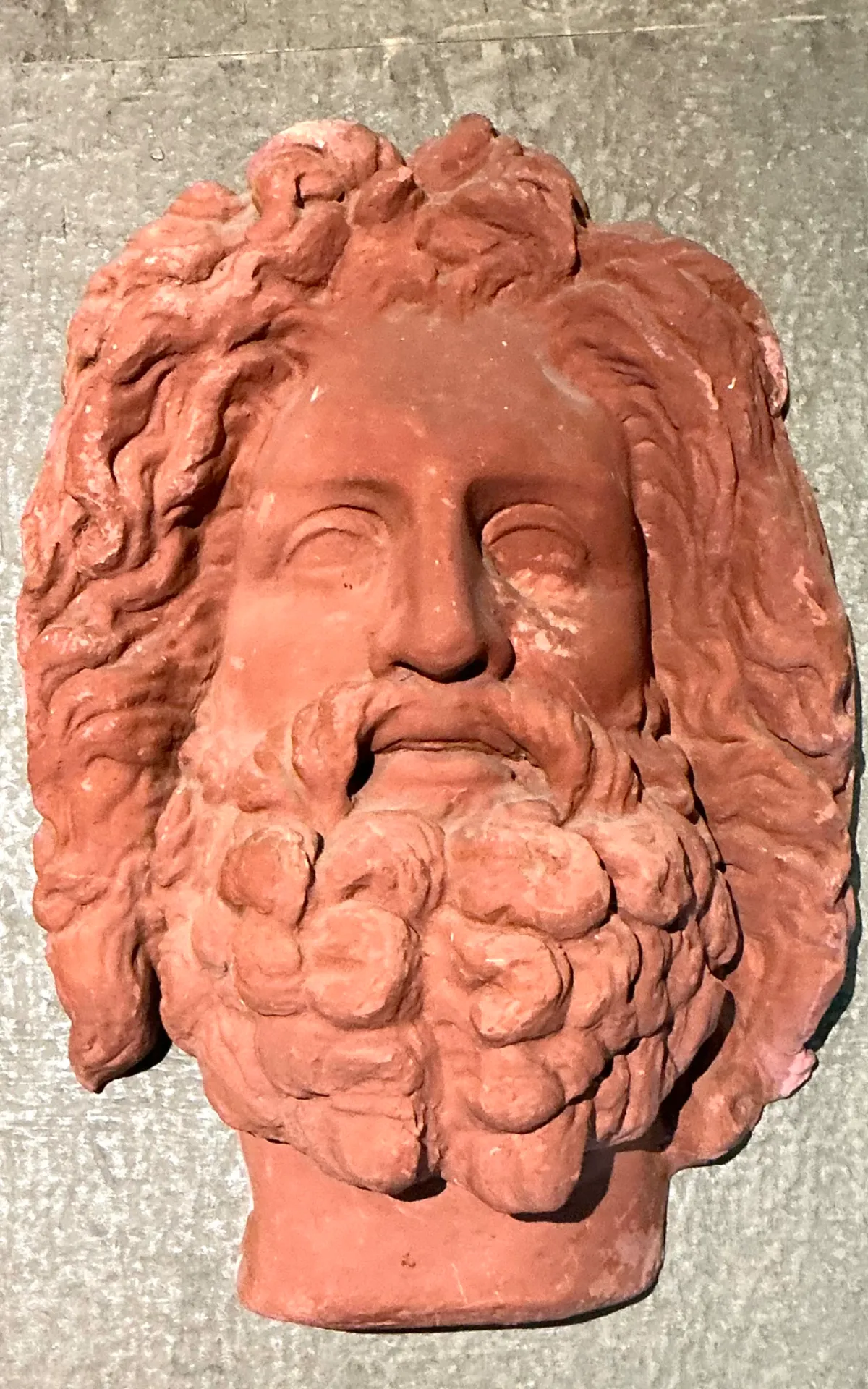 Vintage Terracotta Wall Sculpture