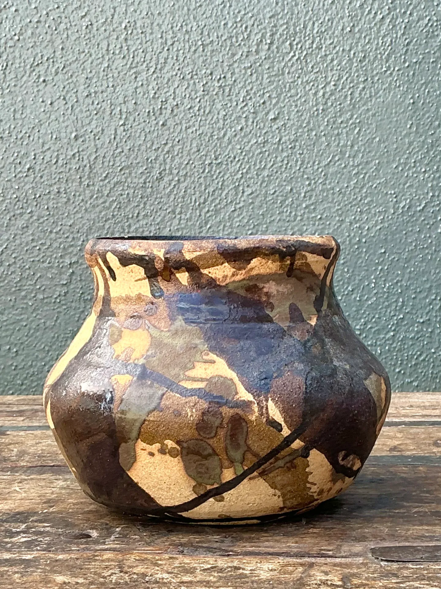 Vintage Abstract Ceramic Vase — additional photo 1