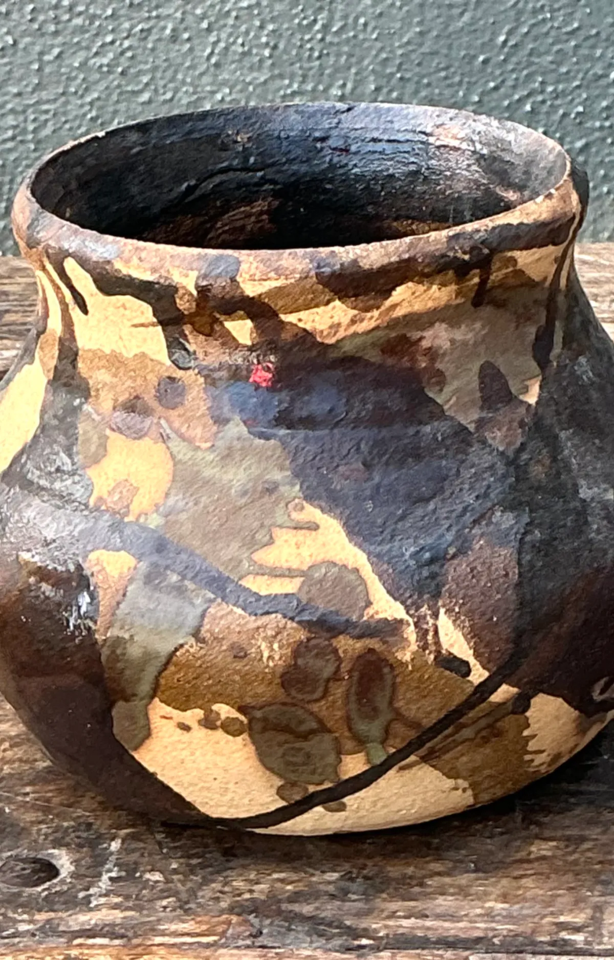 Vintage Abstract Ceramic Vase — additional photo 3