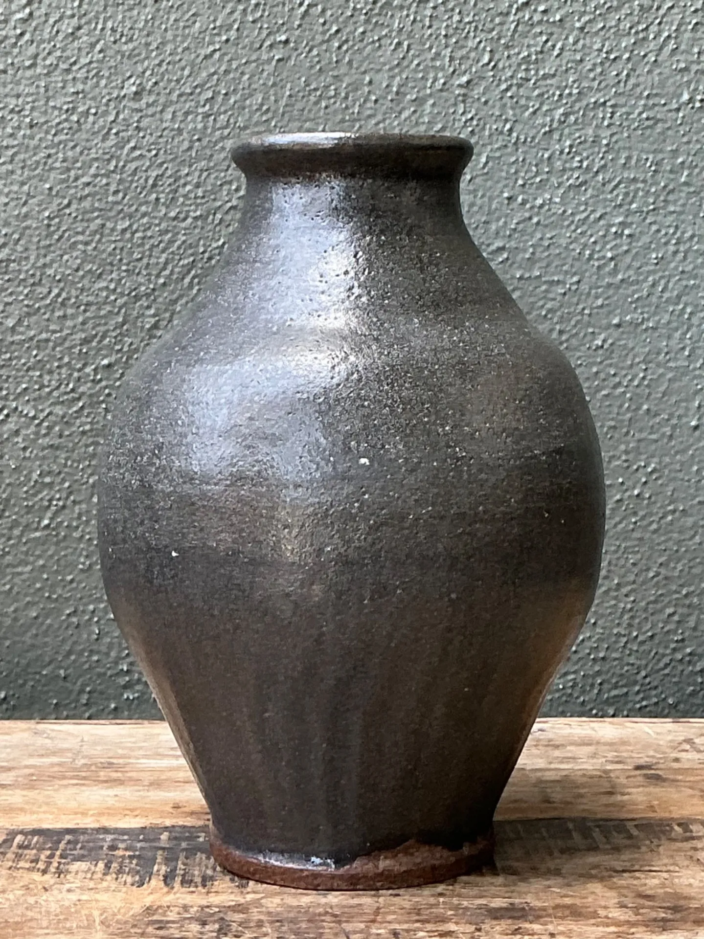 Vintage Handcrafted Stoneware Vase — additional photo 5