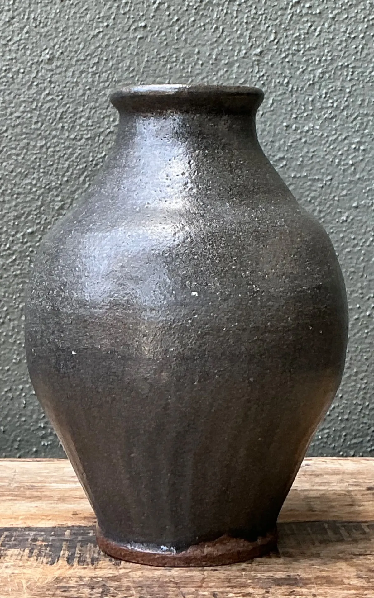Vintage Handcrafted Stoneware Vase — additional photo 5