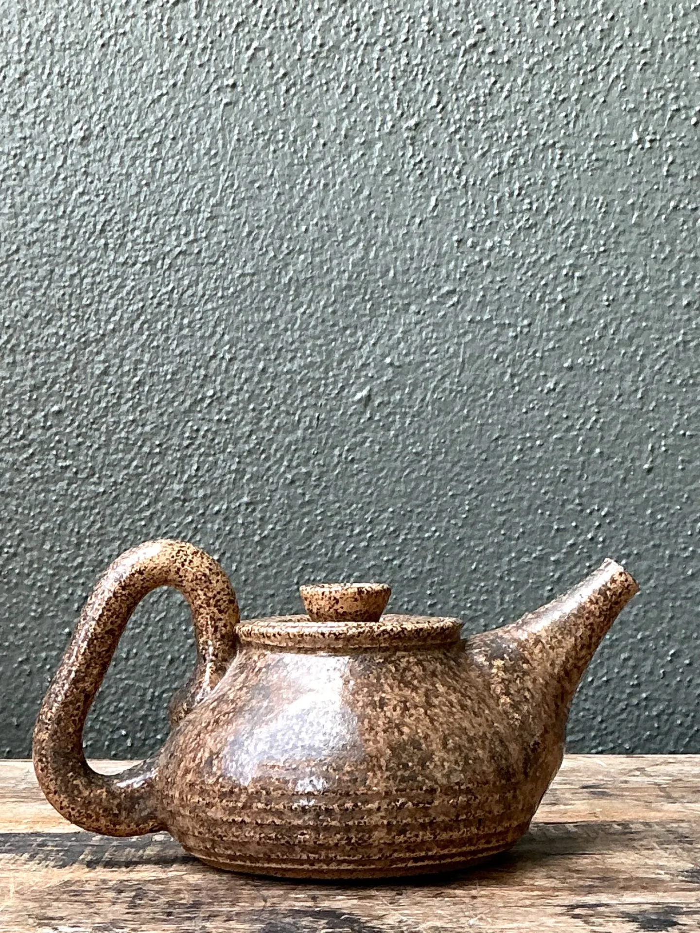 Vintage Handcrafted Ceramic Teapot — additional photo 6