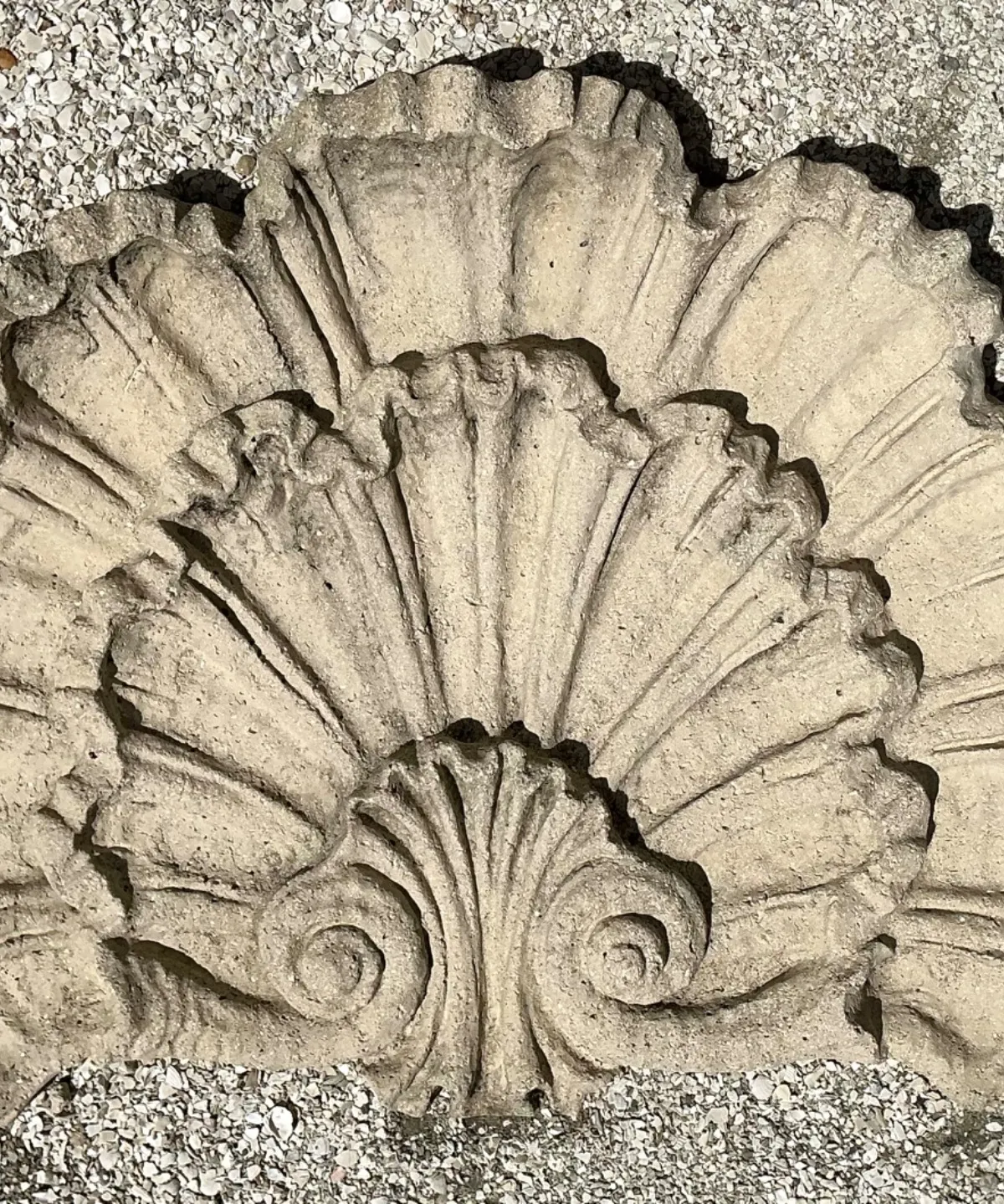 Vintage Concrete Shell Wall Plaque — additional photo 5
