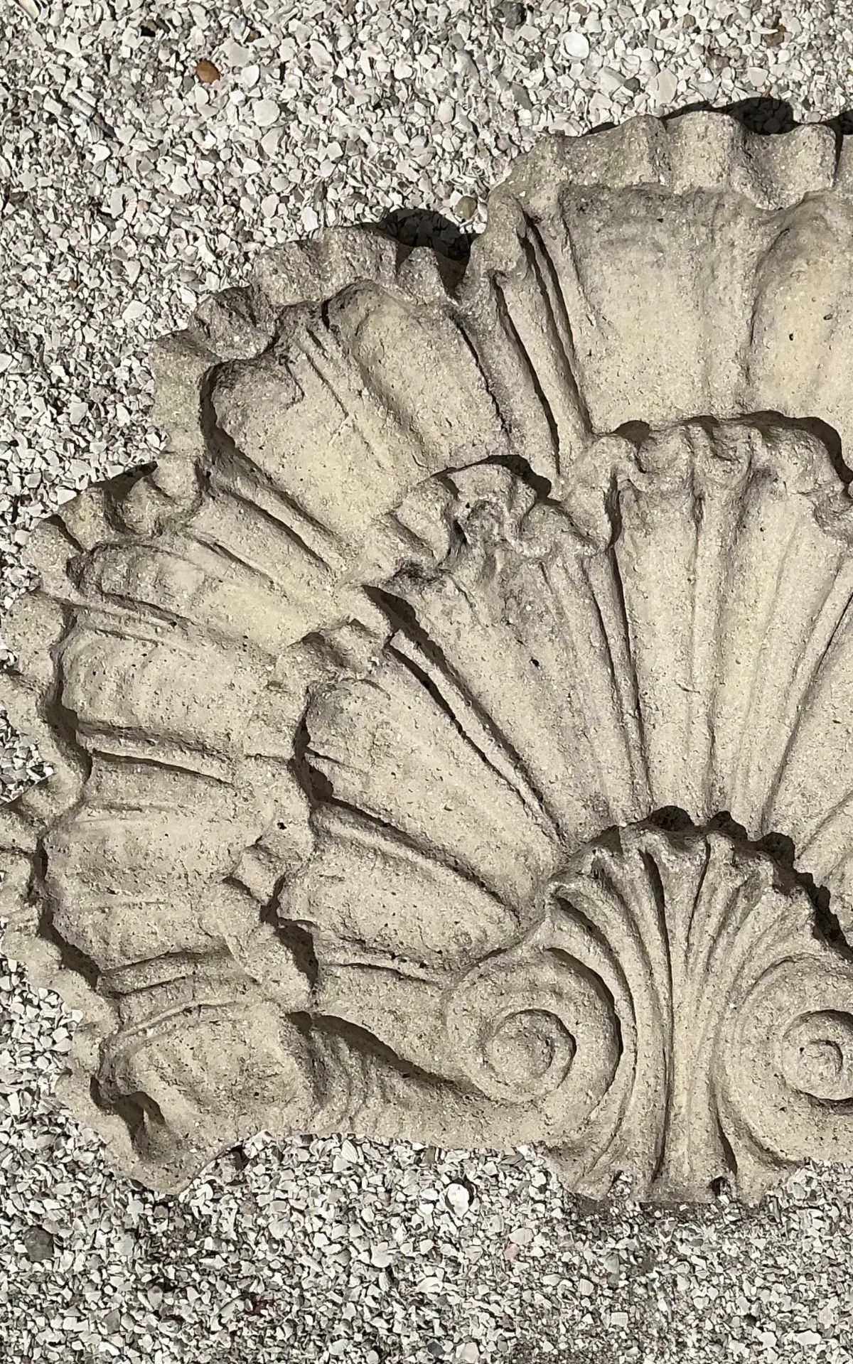 Vintage Concrete Shell Wall Plaque — additional photo 3