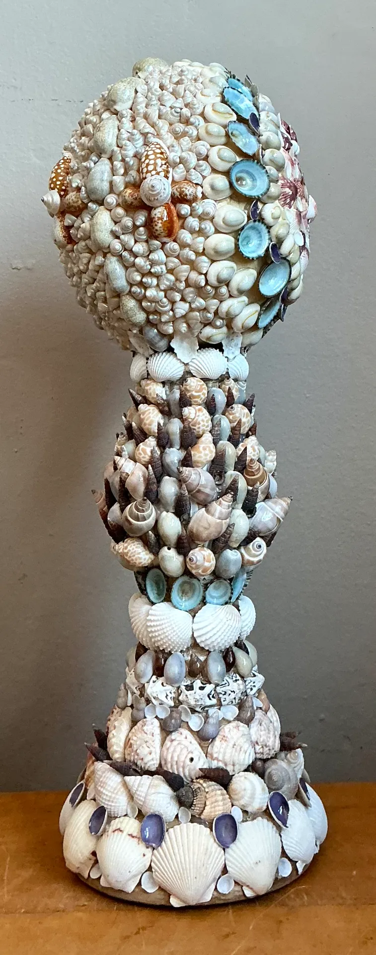 Vintage Seashell Encrusted Sculpture — additional photo 6