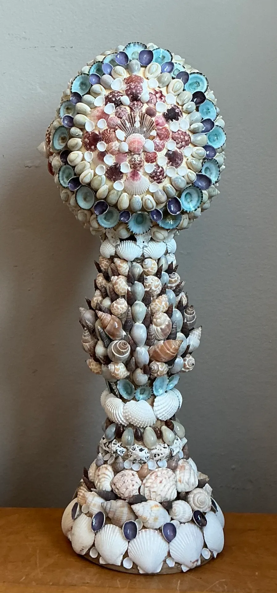 Vintage Seashell Encrusted Sculpture — additional photo 2