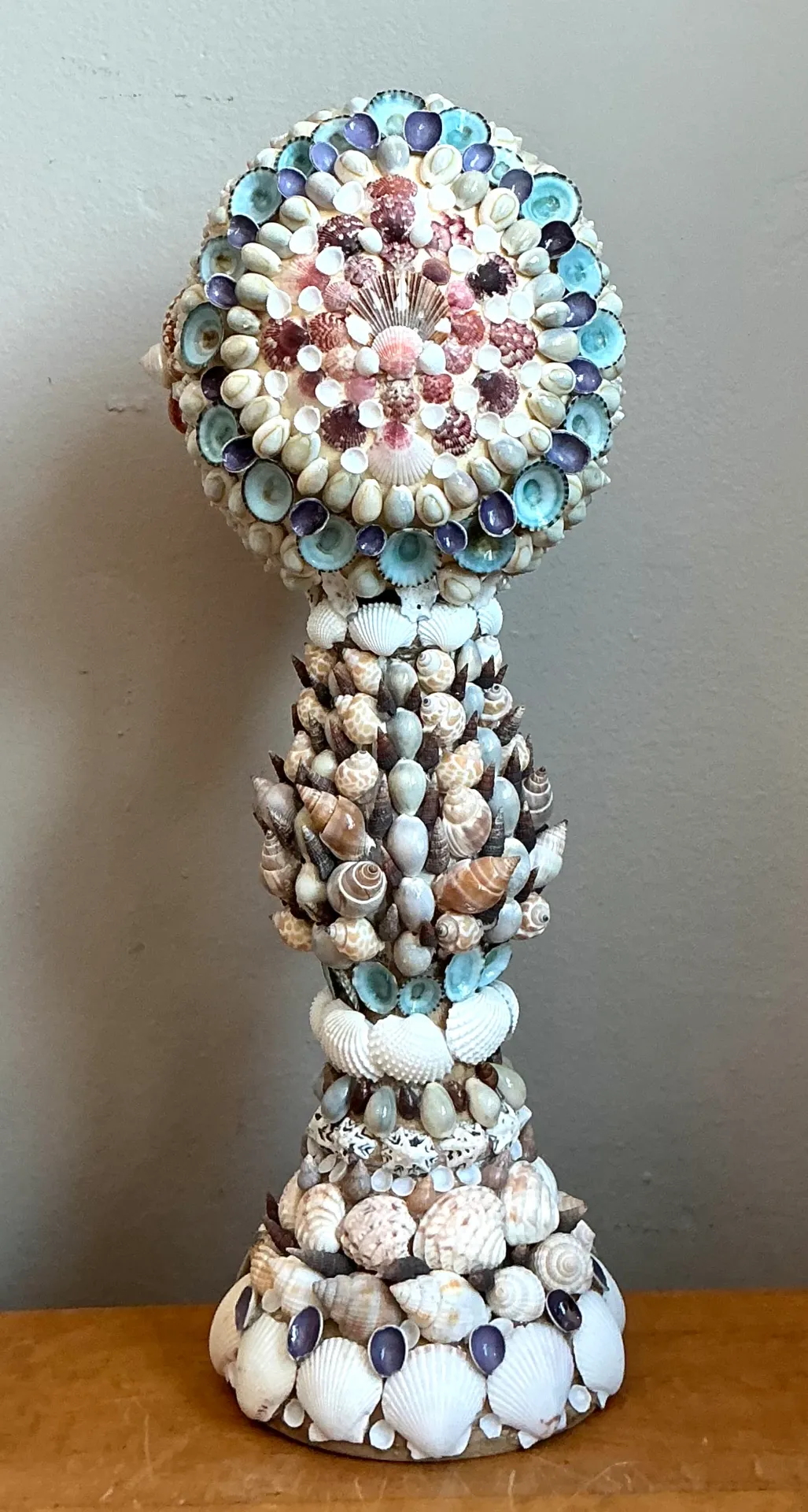 Vintage Seashell Encrusted Sculpture — additional photo 4