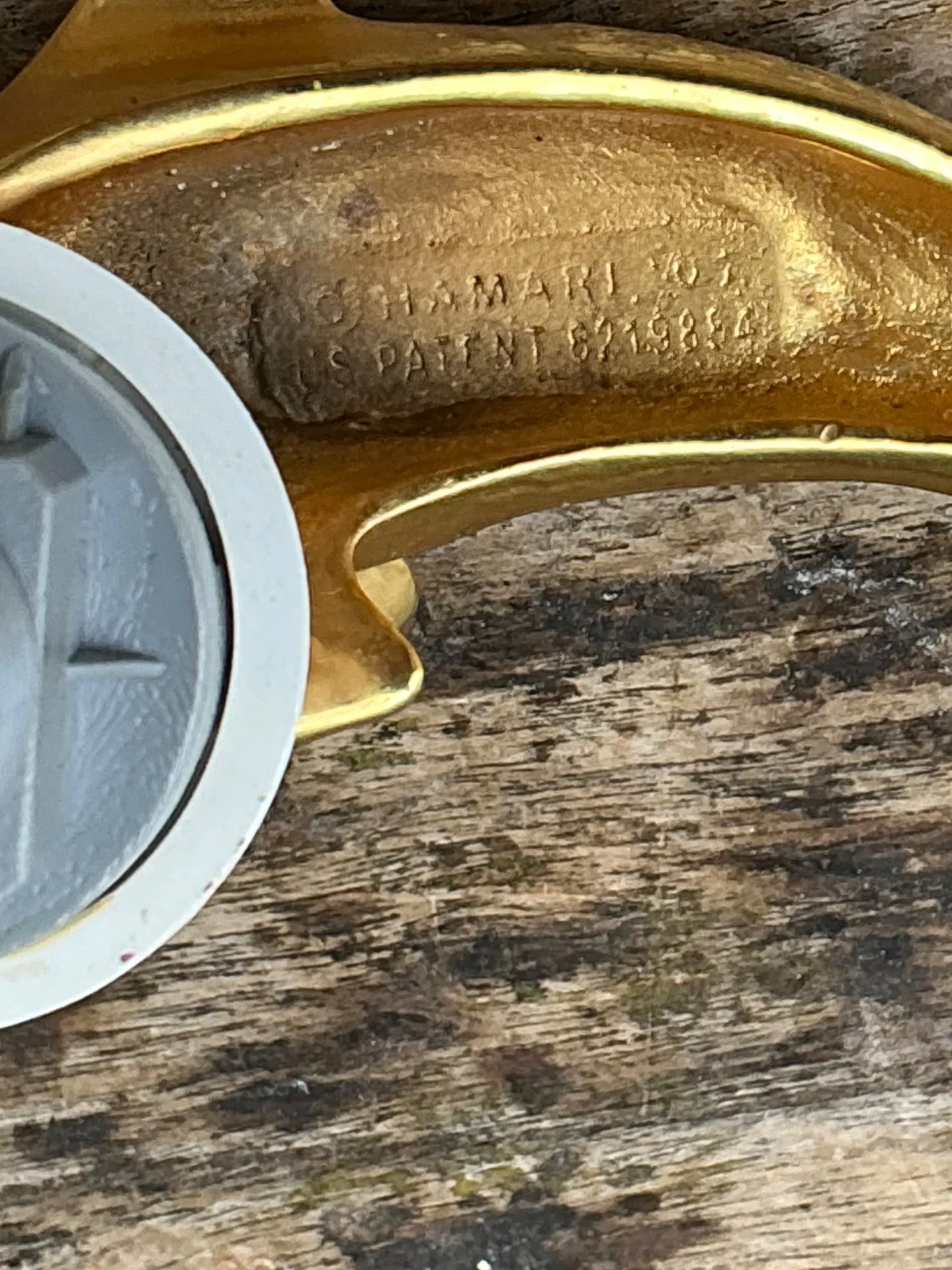 Vintage Brass Dolphin Toilet Handle — additional photo 6