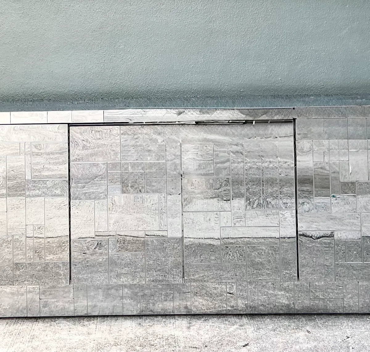 Vintage Paul Evans “Cityscape” Chrome Credenza