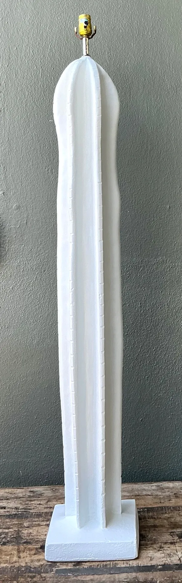 Vintage Plaster Cactus Floor Lamp — additional photo 3