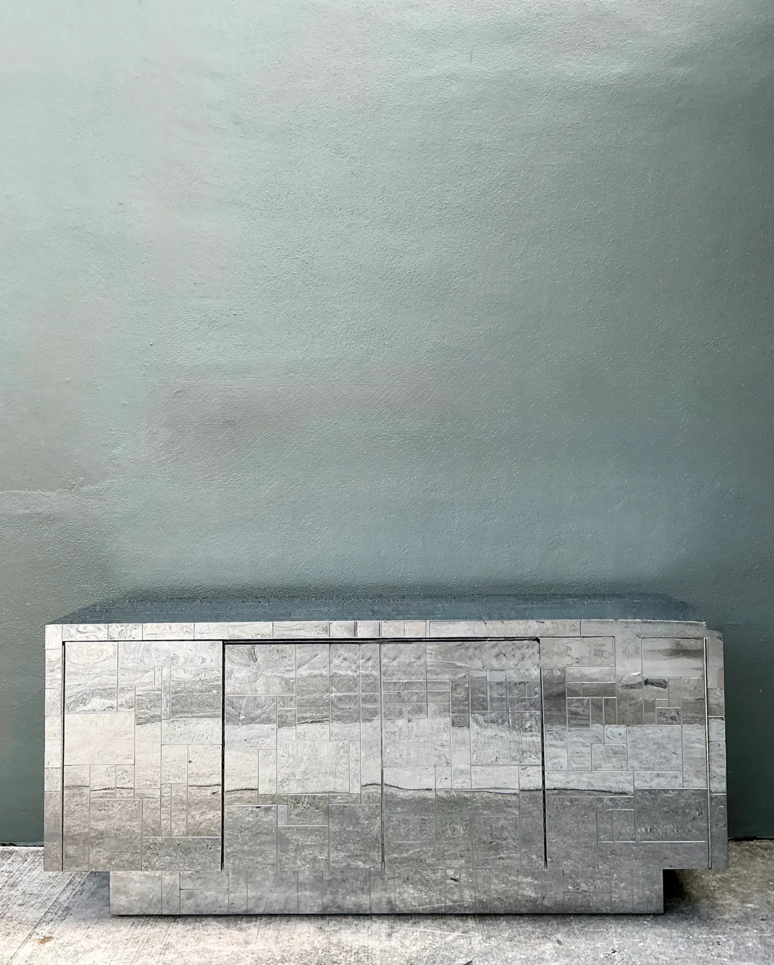 Vintage Paul Evans “Cityscape” Chrome Credenza — additional photo 5