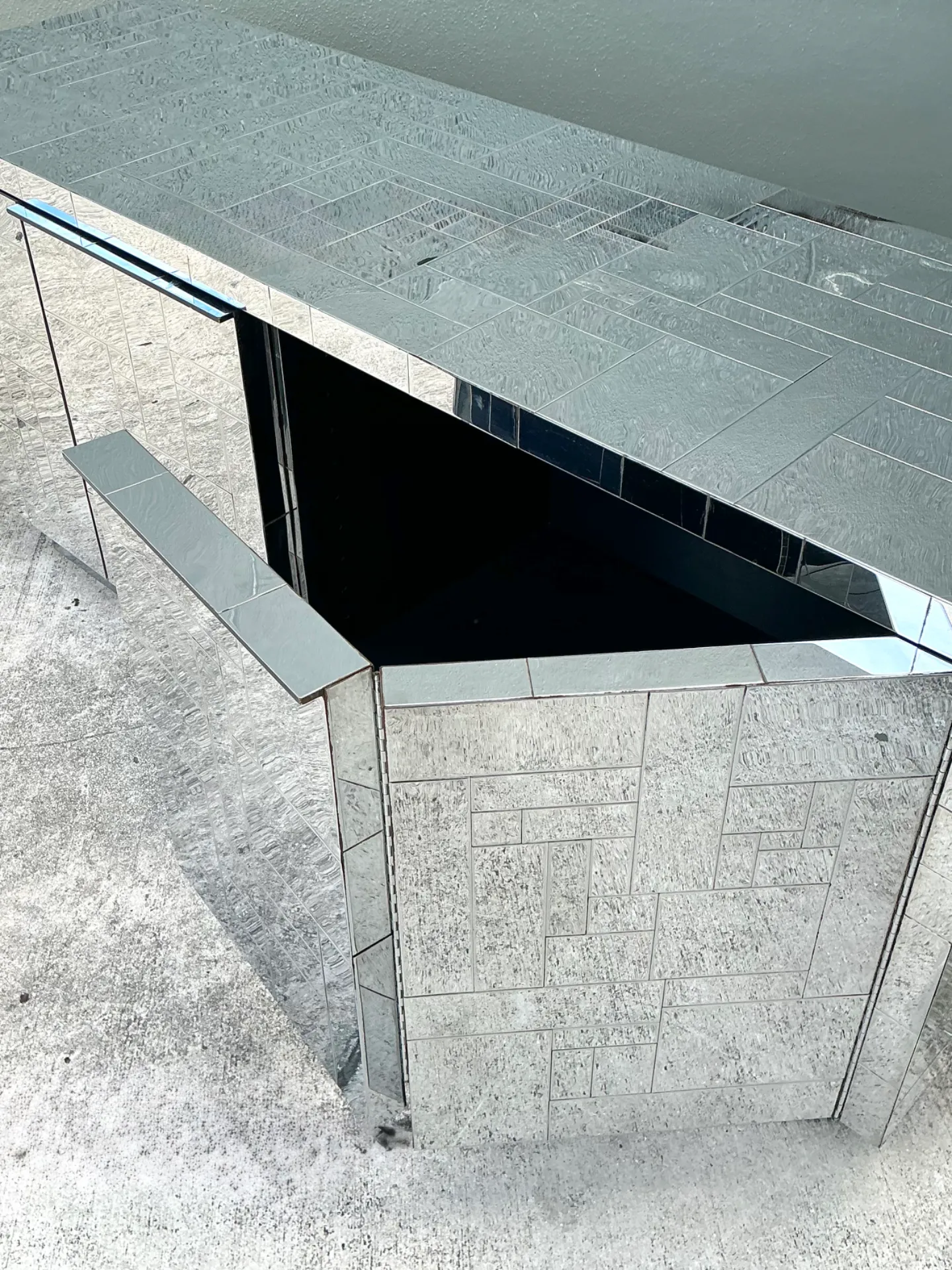 Vintage Paul Evans “Cityscape” Chrome Credenza — additional photo 8